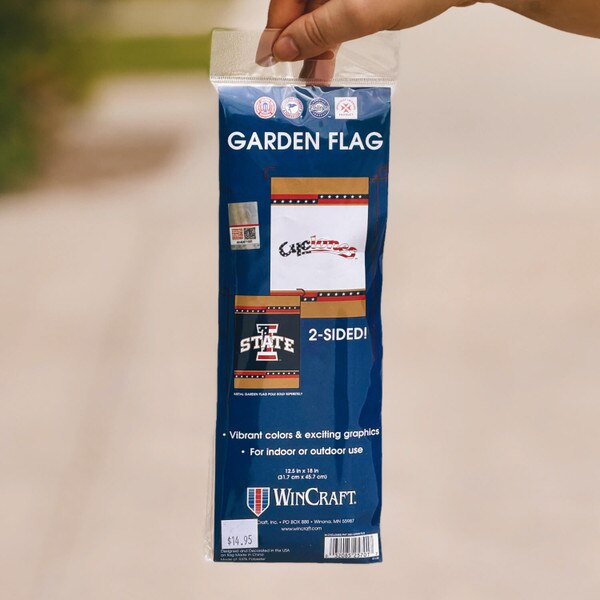 Patriotic I-State 2-Sided Garden Flag (12.5"x18")